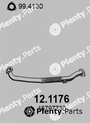 Asso 12.1176 — Exhaust Pipe