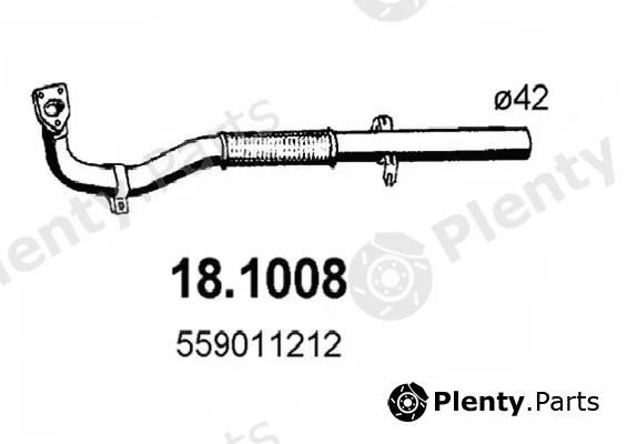 Asso 18.1008 — Exhaust Pipe