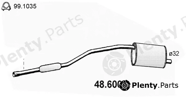 Asso 48.6004 — Centre Muffler