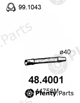 Asso 48.4001 — Exhaust Pipe