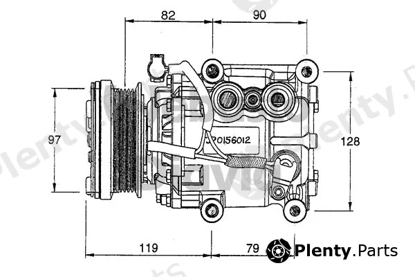 Webasto 82D0156012CA — Compressor, air conditioning