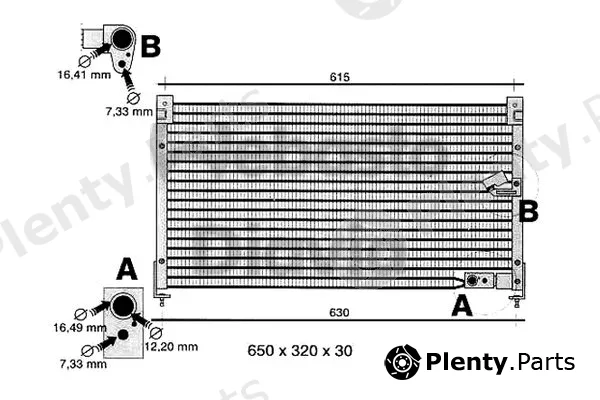 Webasto 82D0225134A — Condenser, air conditioning