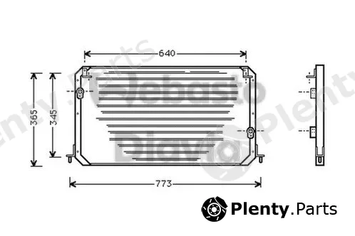 Webasto 82D0225095A — Condenser, air conditioning
