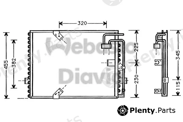 Webasto 82D0225239A — Condenser, air conditioning