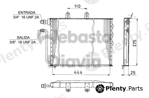 Webasto 82D022293ORA — Condenser, air conditioning