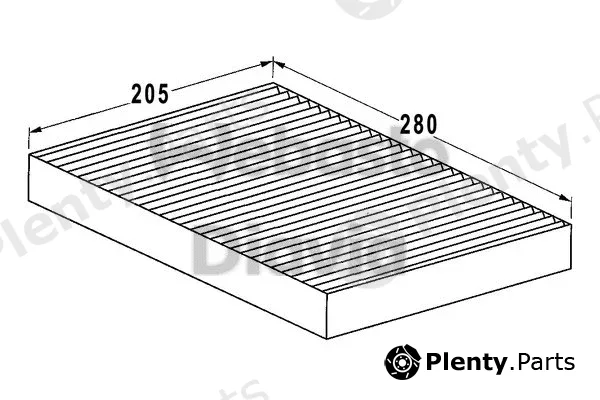 Webasto 82D0325004A — Filter, cabin air