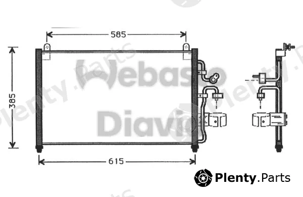Webasto 82D0225253A — Condenser, air conditioning
