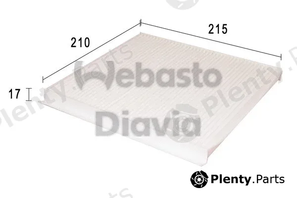 Webasto 82D0325175A — Filter, cabin air