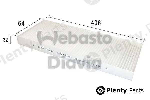 Webasto 82D0325162A — Filter, cabin air
