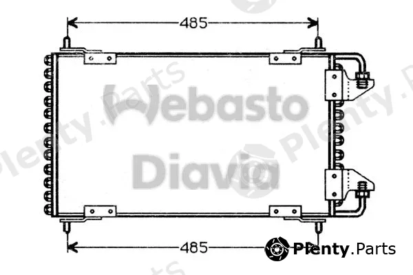 Webasto 82D0225157A — Condenser, air conditioning