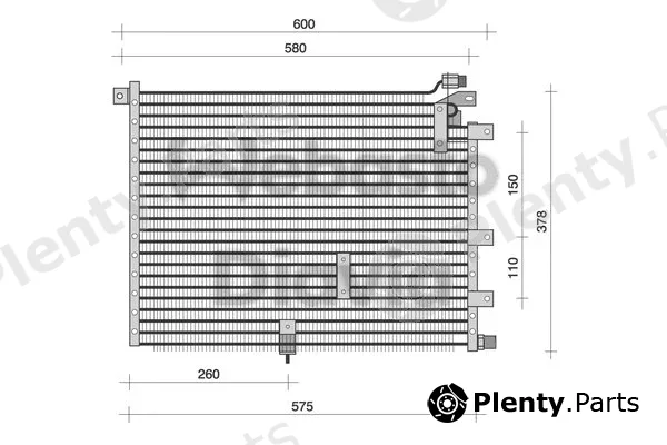 Webasto 82D0225069A — Condenser, air conditioning