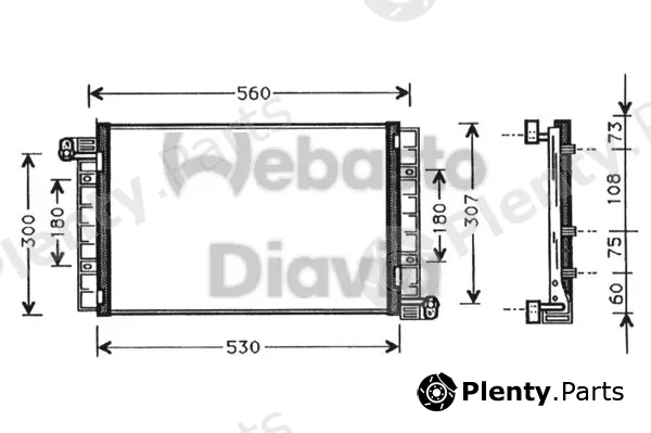 Webasto 82D0225262A — Condenser, air conditioning