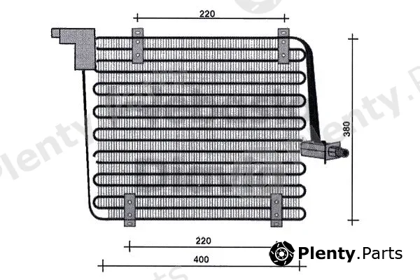 Webasto 82D0226122MA — Condenser, air conditioning