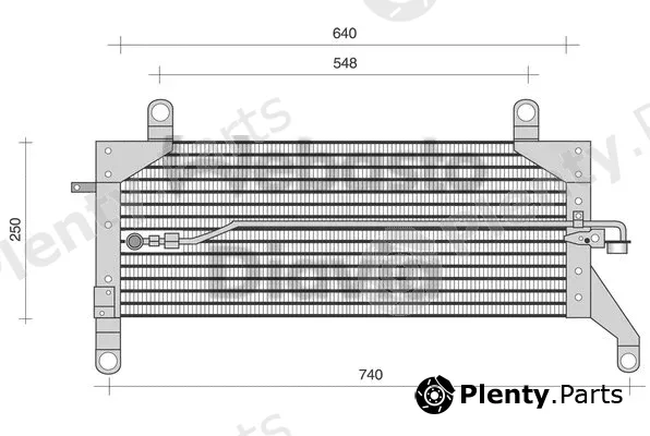 Webasto 82D0225005A — Condenser, air conditioning