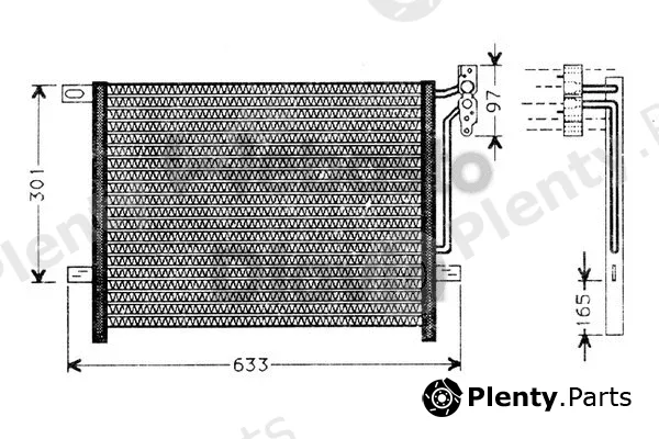 Webasto 82D0225118A — Condenser, air conditioning