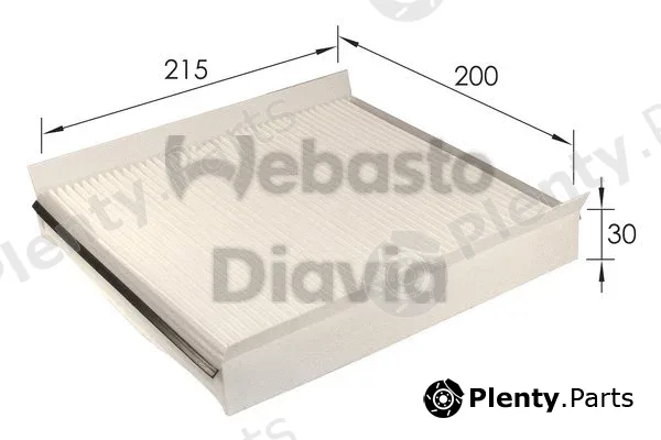 Webasto 82D0325228A — Filter, cabin air