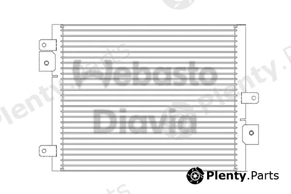 Webasto 82D0225681A — Condenser, air conditioning