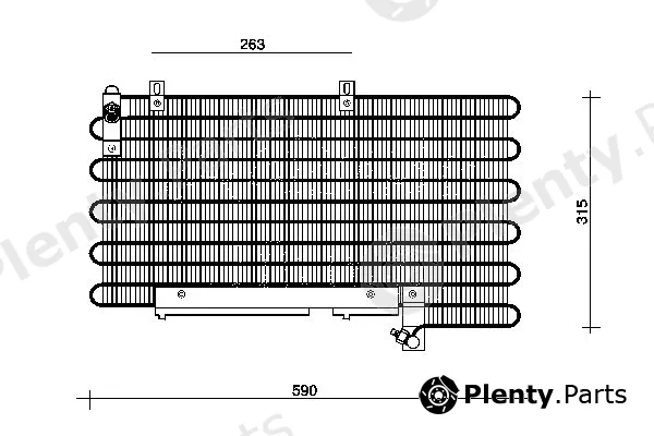 Webasto 82D0225013A — Condenser, air conditioning