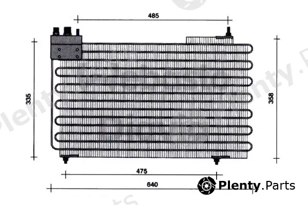 Webasto 82D0225020A — Condenser, air conditioning
