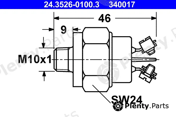 ATE 24.3526-0100.3 — Stop Light Switch