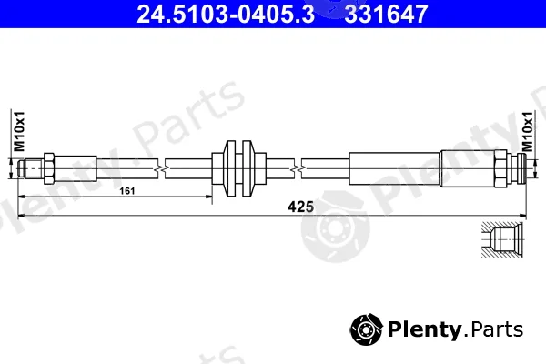 ATE 24.5103-0405.3 — Brake Hose