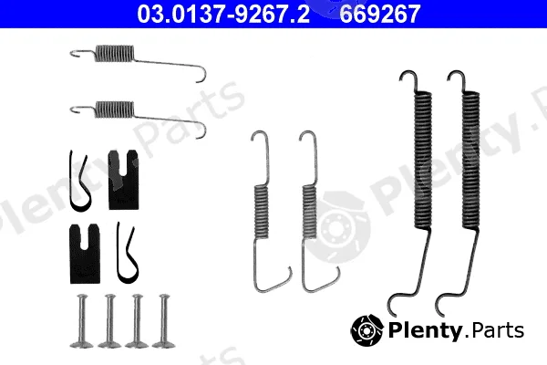 ATE 03.0137-9267.2 — Accessory Kit, brake shoes