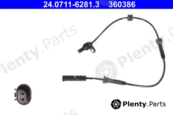 ATE 24.0711-6281.3 — Sensor, wheel speed