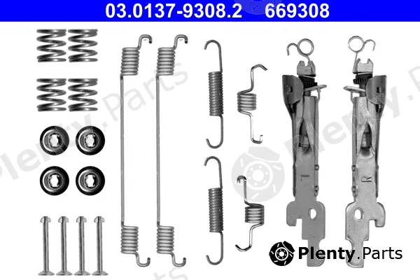 ATE 03.0137-9308.2 — Accessory Kit, brake shoes