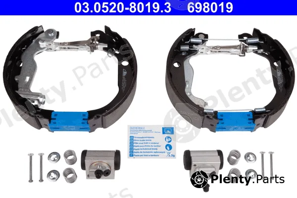 ATE 03.0520-8019.3 — Brake Shoe Set Original ATE TopKit