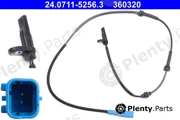 ATE 24.0711-5256.3 — Sensor, wheel speed