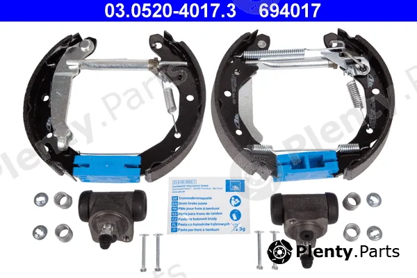 ATE 03.0520-4017.3 — Brake Shoe Set Original ATE TopKit