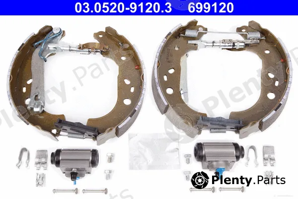 ATE 03.0520-9120.3 — Brake Shoe Set Original ATE TopKit