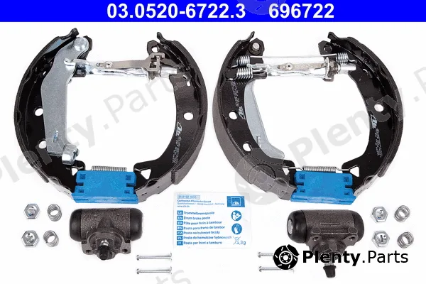 ATE 03.0520-6722.3 — Brake Shoe Set Original ATE TopKit