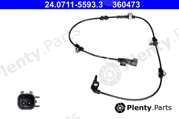 ATE 24.0711-5593.3 — Sensor, wheel speed