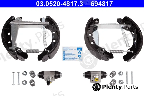 ATE 03.0520-4817.3 — Brake Shoe Set Original ATE TopKit