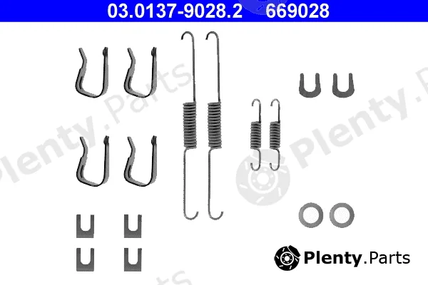 ATE 03.0137-9028.2 — Accessory Kit, brake shoes