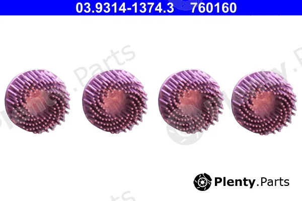 ATE 03.9314-1374.3 — Cleaning Disc, wheel hub cleaning set