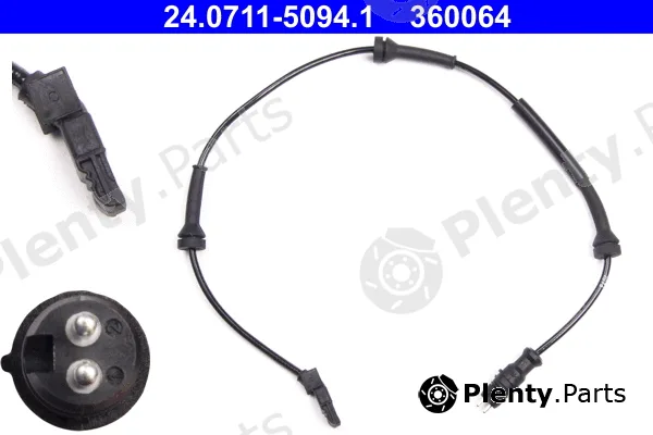 ATE 24.0711-5094.1 — Sensor, wheel speed