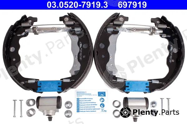 ATE 03.0520-7919.3 — Brake Shoe Set Original ATE TopKit