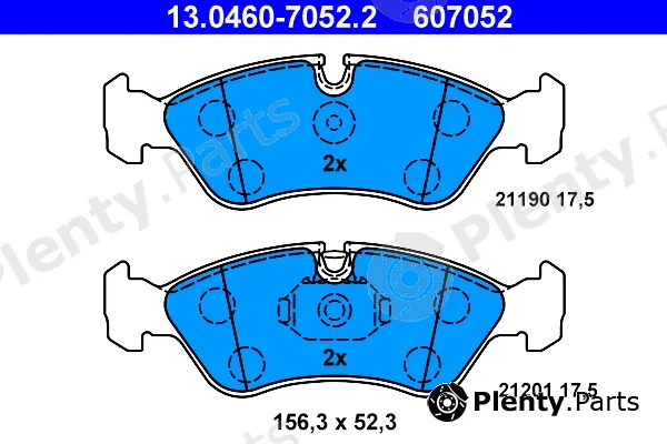 ATE 13.0460-7052.2 — Brake Pad Set, disc brake