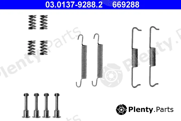 ATE 03.0137-9288.2 — Accessory Kit, parking brake shoes