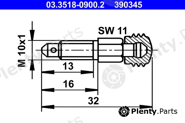 ATE 03.3518-0900.2 — Breather Screw/Valve