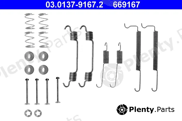 ATE 03.0137-9167.2 — Accessory Kit, brake shoes