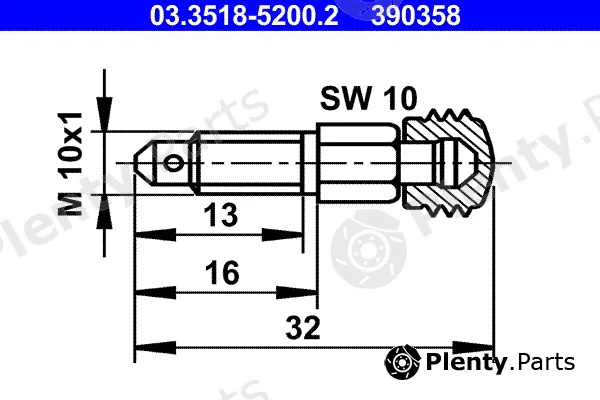 ATE 03.3518-5200.2 — Breather Screw/Valve