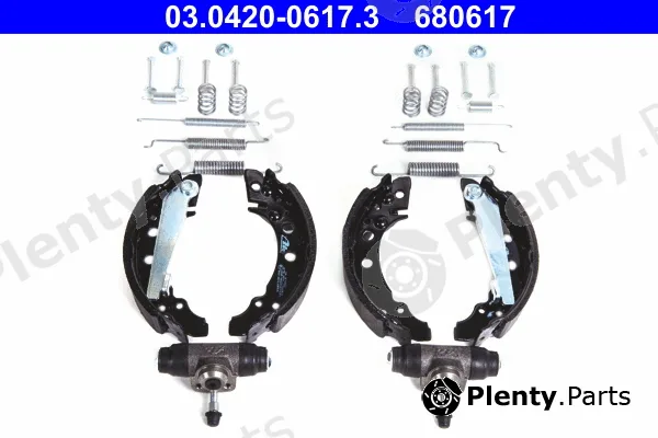 ATE 03.0420-0617.3 — Brake Shoe Set Original ATE Kit