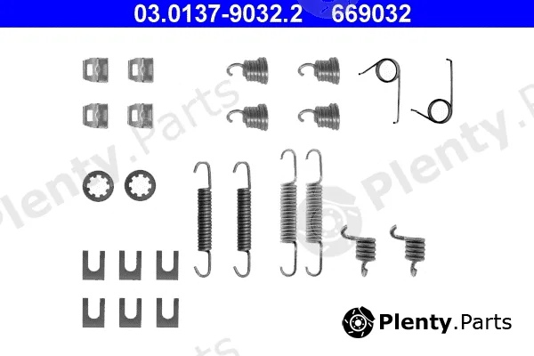 ATE 03.0137-9032.2 — Accessory Kit, brake shoes