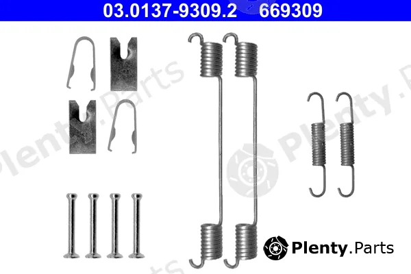ATE 03.0137-9309.2 — Accessory Kit, brake shoes