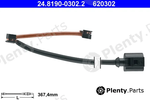 ATE 24.8190-0302.2 — Warning Contact, brake pad wear