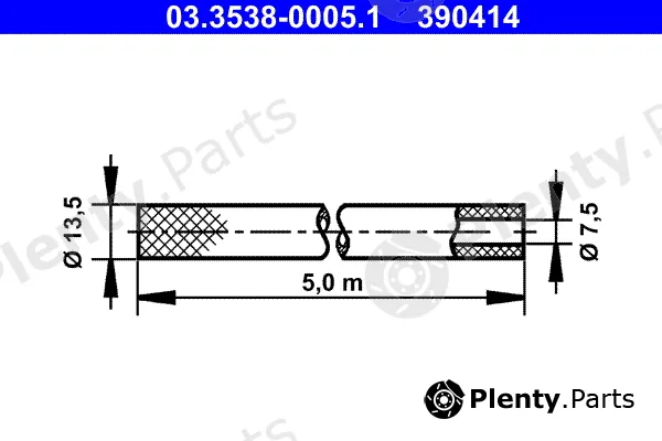 ATE 03.3538-0005.1 — Hose