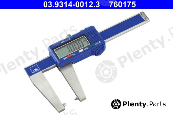 ATE 03.9314-0012.3 — Vernier Calliper, brake disc thickness